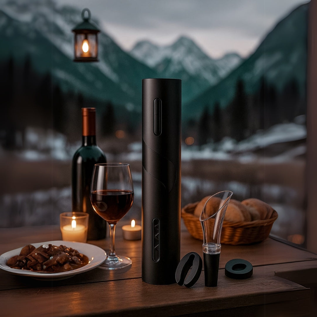 Abridor de vinho eletrico +3 brindes Grátis