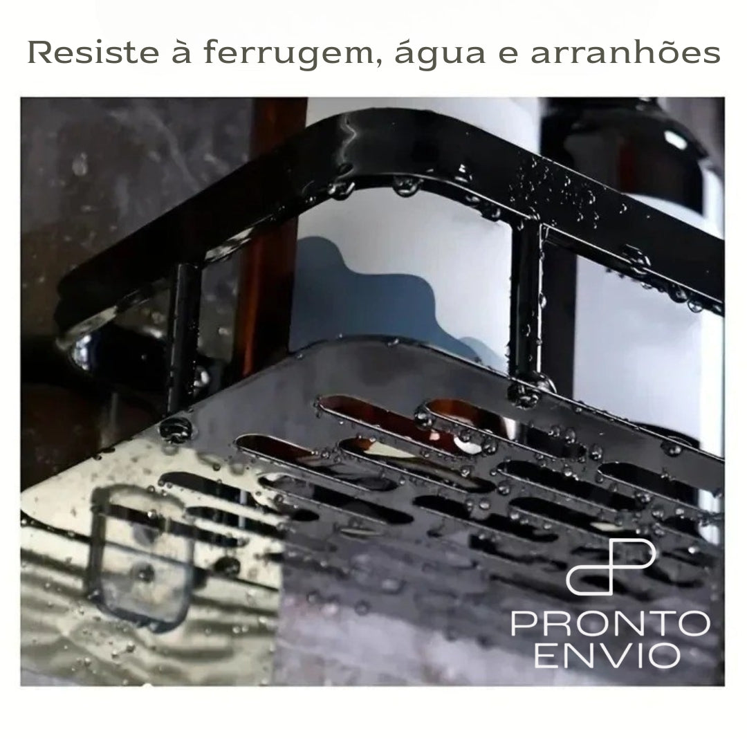 Prateleira Para Banheiro Sem Furos - ProntoEnvio