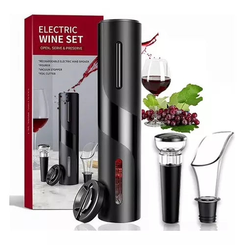 Abridor de vinho eletrico +3 brindes Grátis