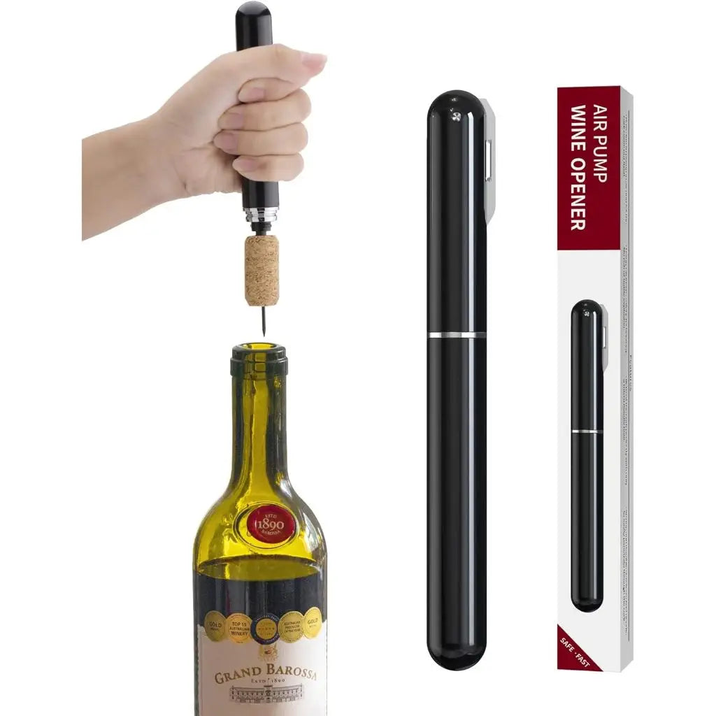 Abridor de Vinho de Pressão de Ar 2 em 1